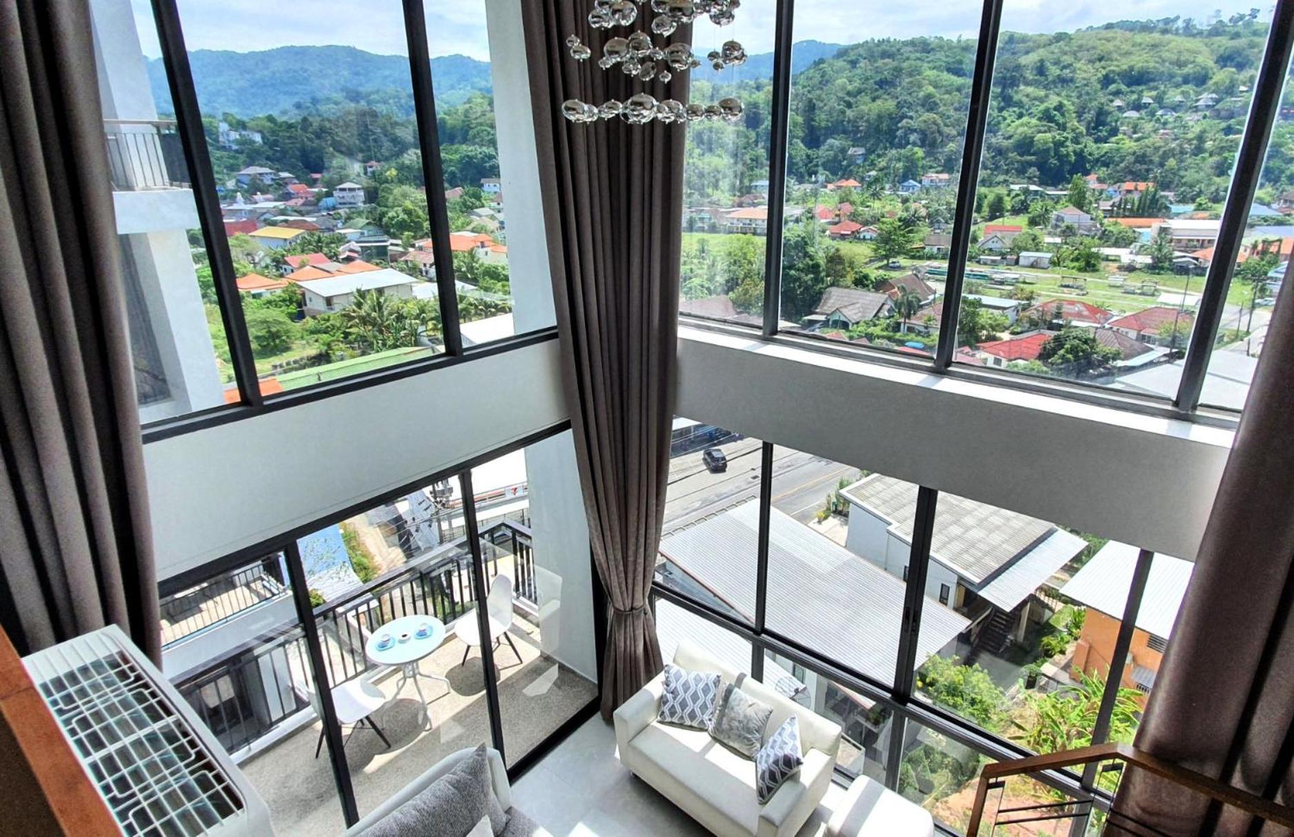 Stylish Penthouse With Panoramic Views At Icon Park Apartment Kamala Beach
